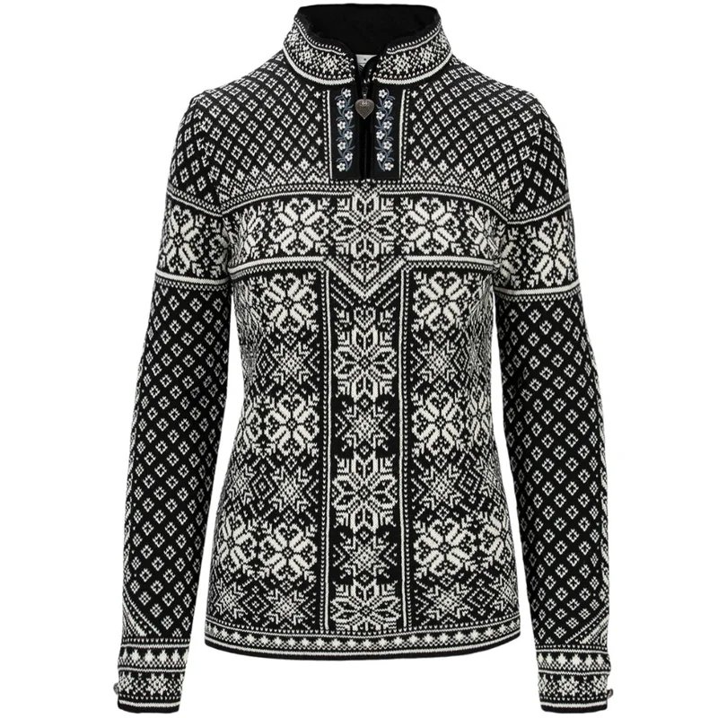 Dale of Norway W's Peace Fem Sweater Black Offwhite
