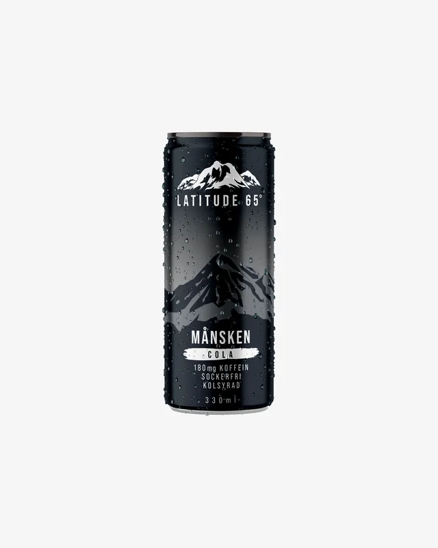 Latitude 65 Energidryck - 330 ml - Månsken - Cola - Energidryck