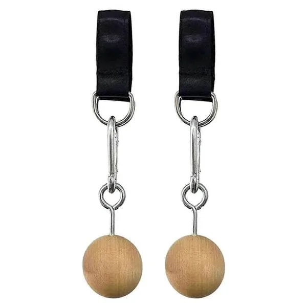 Trähandtag Pull Up Boll Grepp Fingerstyrka Tränare Arm Muskelstyrka Träning Klättring Fitness Tillbehör B