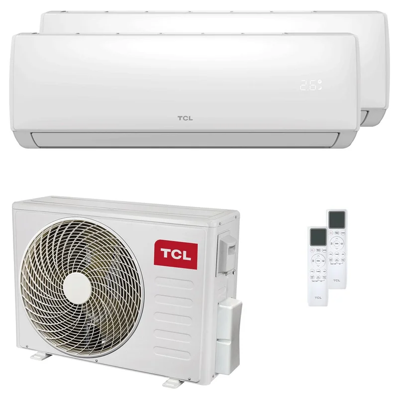 Condizionatore TCL Elite F2 dual split 9000+12000 BTU inverter A++ wifi unità esterna 5.1 kW