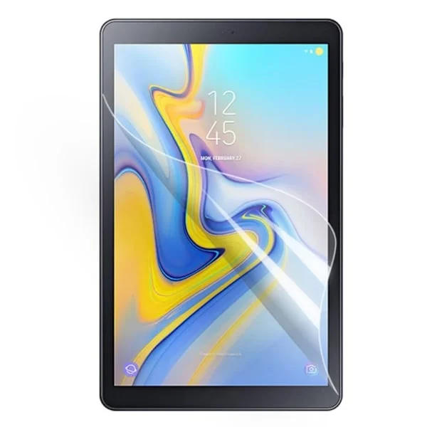 Samsung Galaxy Tab A 10.5 kirkas pintainen pehmeä LCD näyttö suojakalvo tabletille - Transparentti
