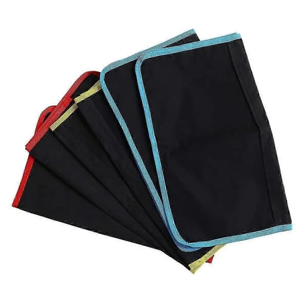 Chair Pockets for Classroom, Chair Pockets, Chart Pockets, Chair Storage Bag with Name Tag, for Classroom, 6 Pcs Edition 0613