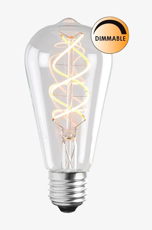 Globen Lighting - Lyspære LED Soft Filament Dimbar Klar Uniterm E27 - Lyspærer & glødepærer - Fra Homeroom