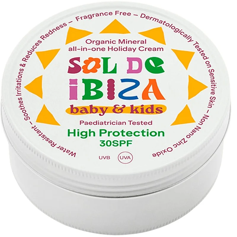 Sol De Ibiza Baby & Kids / Børn SPF30 All-in-One 100 g, Hudpleje, Solcreme & Solpleje, Solcreme