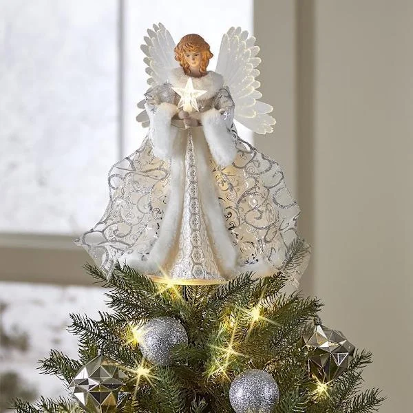 Ängel julgran topper stjärna jul ängel ängel julgransprydnader