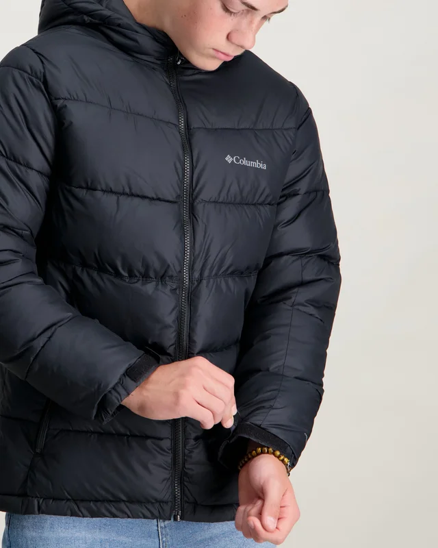 Columbia Pike Lake II Hooded Jacket Noir Vestes Garçon - Kids Brand Store