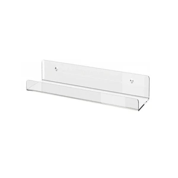 Akryylinen seinähylly 30 x 10 x 6 cm / läpinäkyvä seinähylly /