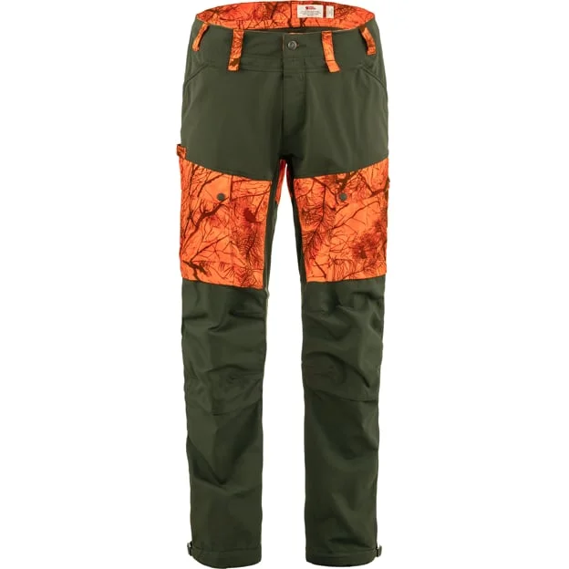 Fjällräven Lappland Hybrid Bukser 44 - male - Orange Multi Camo-Deep Forest - Hunting Bukser