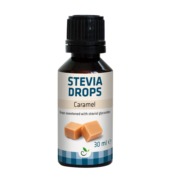 SUKRIN Stevia Droppar Karamell 30 ml