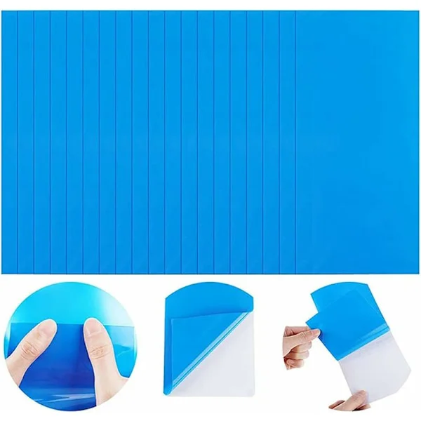 PVC Selvklæbende Reparationslapper, 20 stk. Vinyl Pool Liner Lapper Båd Reparation Vinyl Gummi til Båd, Pool Lapper til Oppustelig Båd Reparation, 