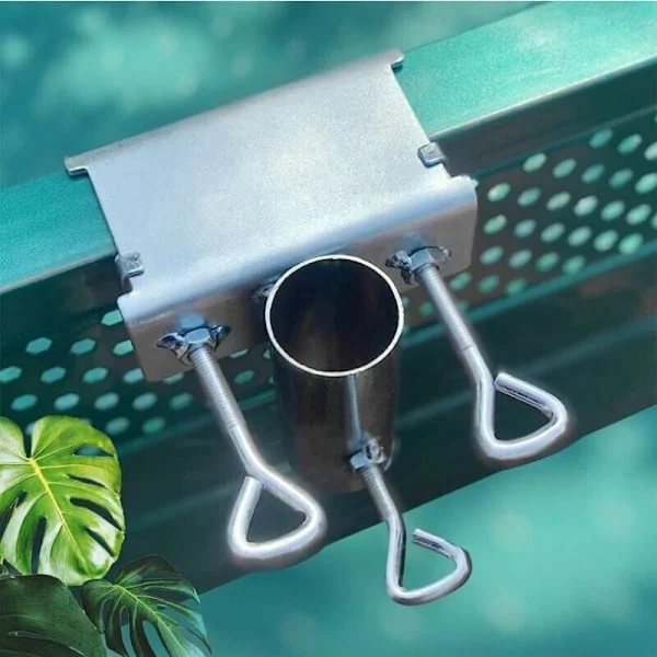 Justerbart parasollstativ för trädgårdsbord Balkong Paraplyhållare 38mm Kompatibel med utemöbler