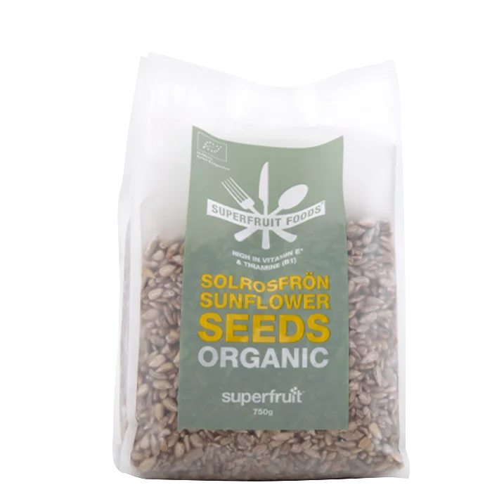 Superfruit Foods Solsikkefrø Naturella ØKO, 750 g