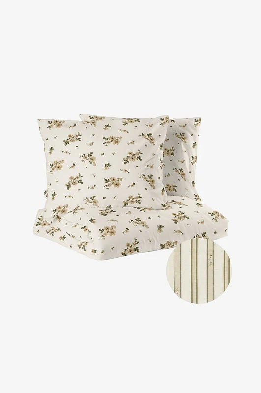 Redlunds - Sina bäckebölja kingsize - Beige - Påslakanset - 220X210 - Från Homeroom