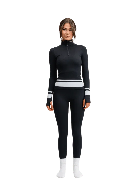 Drop of Mindfulness Seamless Base Layer Tights Underdelar Dam Svart XL