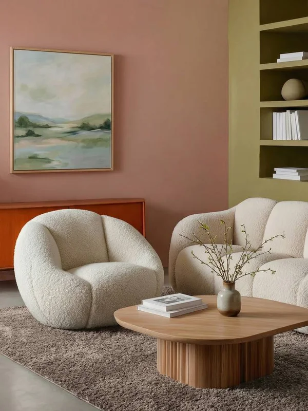 Eén Kleur Hoogpolig Vloerkleed Aris - Greige 200X300 In Rustieke Stijl