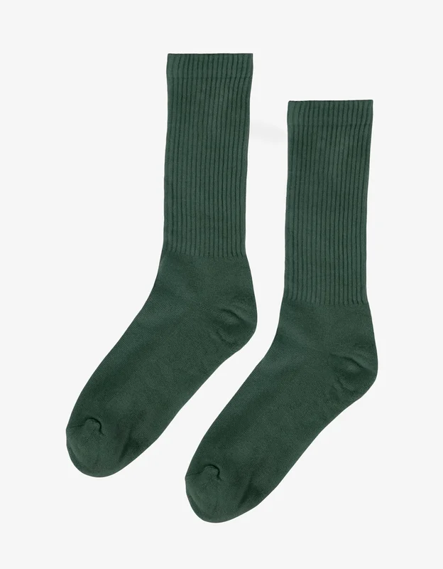 Organic Active Sock - Emerald Green - 41-46