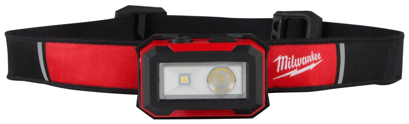 Milwaukee IR HL450 Pandelampe 450 lm, med integreret batteri og USB-kabel, Belysning