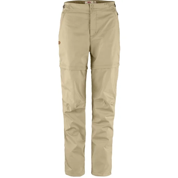 Fjällräven Women's Abisko Hike Zip-off Trousers in Fossil, G-1000 | Size: 36/Regular