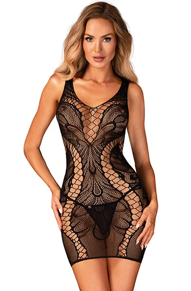 Obsessive D608 Dress Black XL/XXL - Woome.pl
