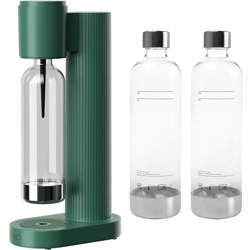 NOD Kulsyremaskine Forest green + 2 ekstra flasker | KitchenOne