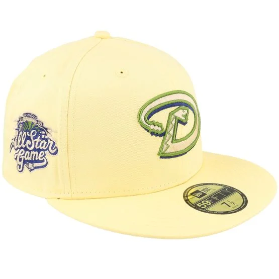 New Era - Arizona Diamondbacks Grounded 59FIFTY Yellow/Grey Fitted Fitted Yellow Cap - MLB @ Hatstore