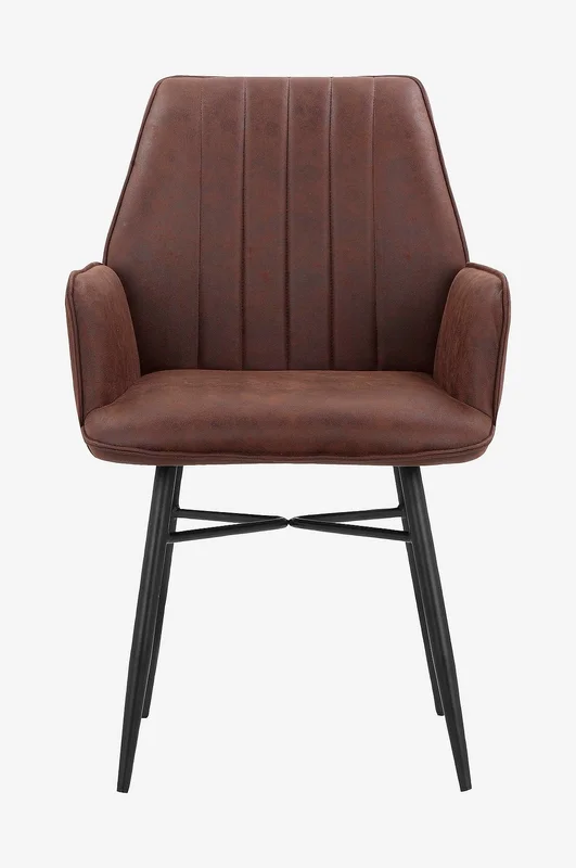 Loft24 - Spisestol med armlene ANZO, 2-pk. - Brun - Armstoler - Fra Homeroom