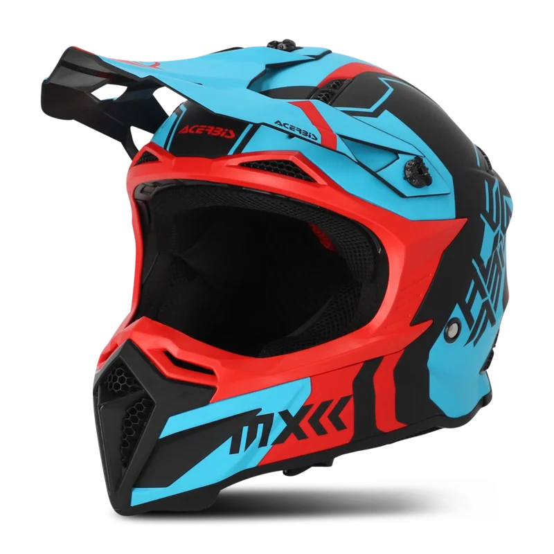 Casque Cross Acerbis Profile 5 Rouge/Bleu S