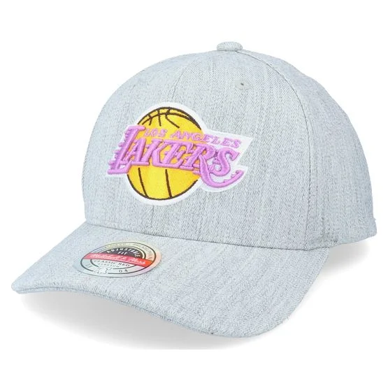 Mitchell & Ness - NBA - Grey - adjustable - Cap - LA Lakers Team Heather Grey Adjustable - Hatstore
