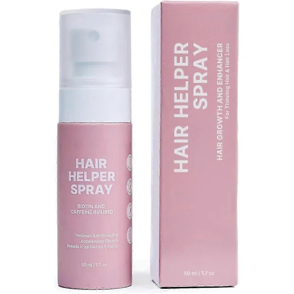 Hair Helper Spray, Hair Helper Vekstspray, Reparer Naturlig Tyndt Hår, La Håret Vokse Og Tykne For Tyndt Hår 50 ml