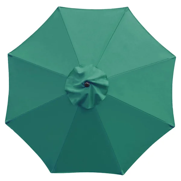 [RM]Replacement Umbrella Canopy for Patio Umbrellas, Universal Canopy 8 Ribs Fits 9ft Outdoor Cover with Air Vent Design, Sun Protection gr
