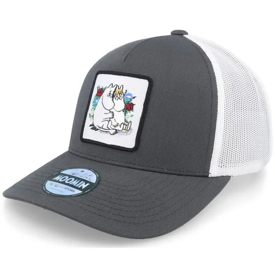 Moomin - Grau trucker Cap - Best Friends Charcoal/White Trucker @ Hatstore