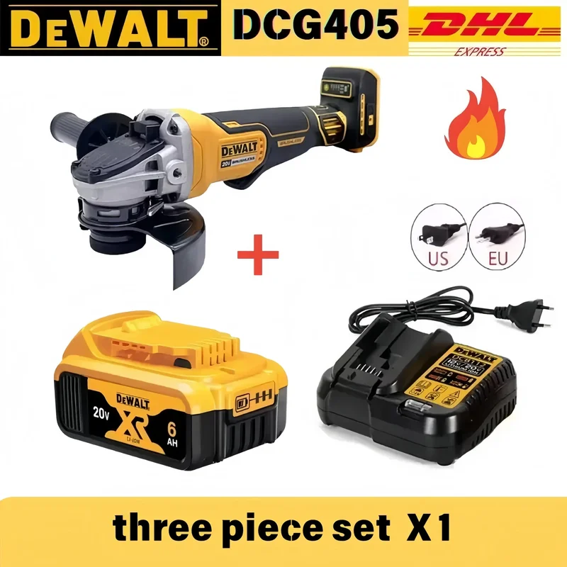 AliExpress - DEWALT DCG405 125mm haakse slijper met platte kop, kale machine, snijmachine, 18V lithiumbatterij, borstelloos gereedschap