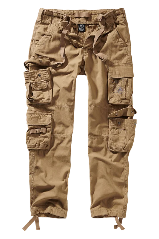 Brandit Pure Slim Fit Trousers Beige S