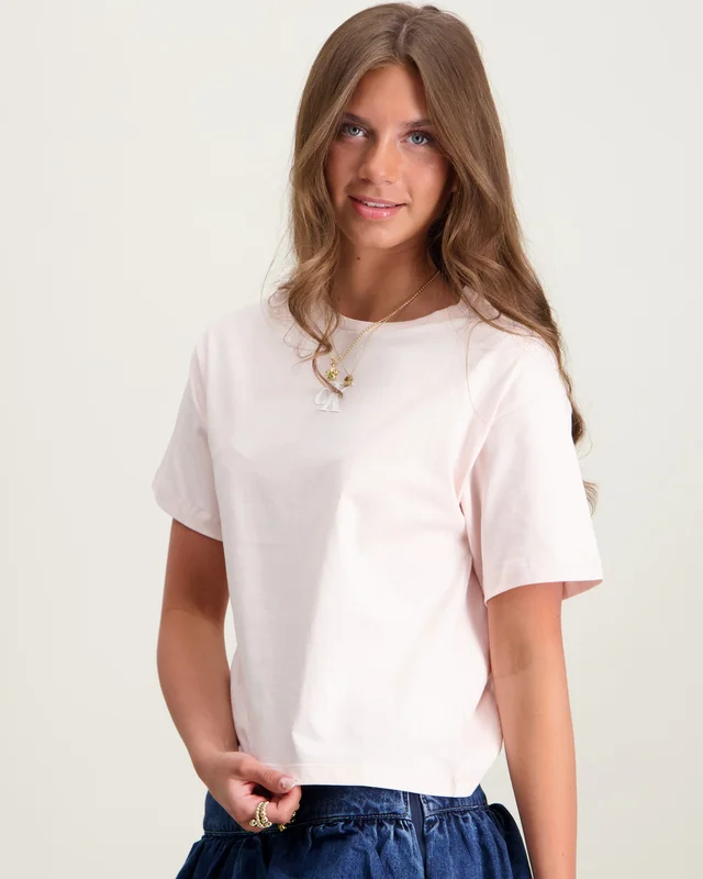 Calvin Klein CK LOGO BOXY T-SHIRT SS Rosa T-skjorter Jente - Kids Brand Store