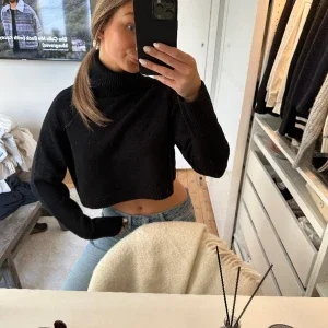 stickad polo top från Zara