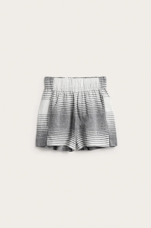Kappahl | Linneshorts Mörkblå L | Dam