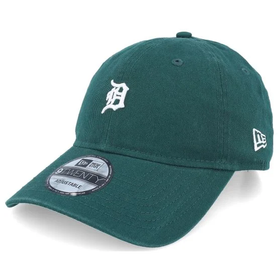 New Era - MLB Grün unconstructed Cap - Detroit Tigers Mini Logo 9TWENTY Dark Green Dat Cap / Unstructured @ Hatstore