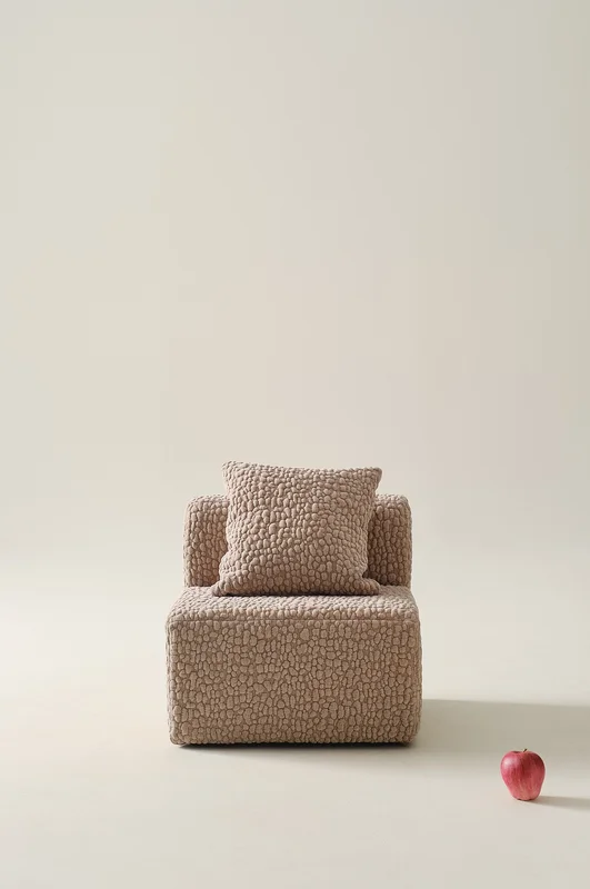 Jotex - Mini Bankmodule Met Rug + 1 Kussen Beige Beige - BALTIMORE - Koop Kinderbanken bij Jotex