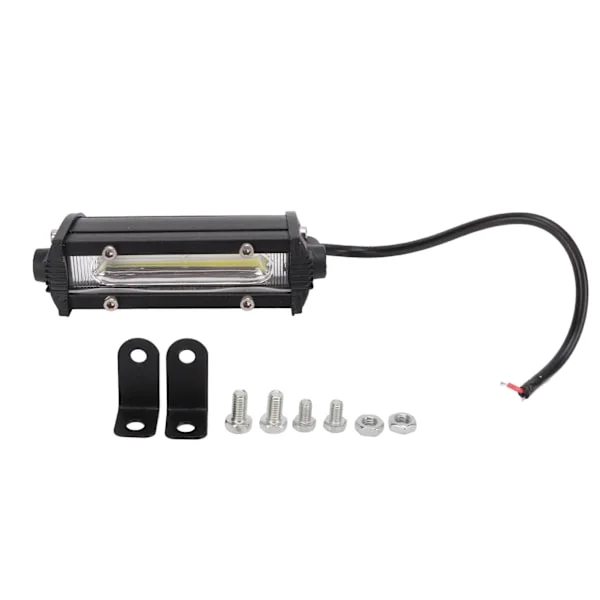 Bil kjørelys 18W enkelt rad LED lysbjelke 6000K Off Road lys universell for lastebil ATV SUV