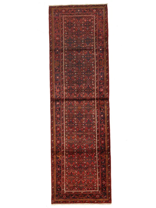 Orientalischer Hosseinabad Teppich 92X305 Läufer Wolle