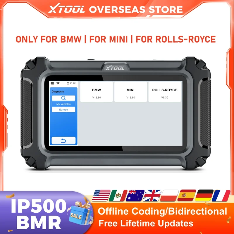AliExpress - XTOOL IP500 pour BMW outil de numérisation bidirectionnelle OBD2 avec codage ECU 23 + Services de réinitialisation codage d'injecteur 