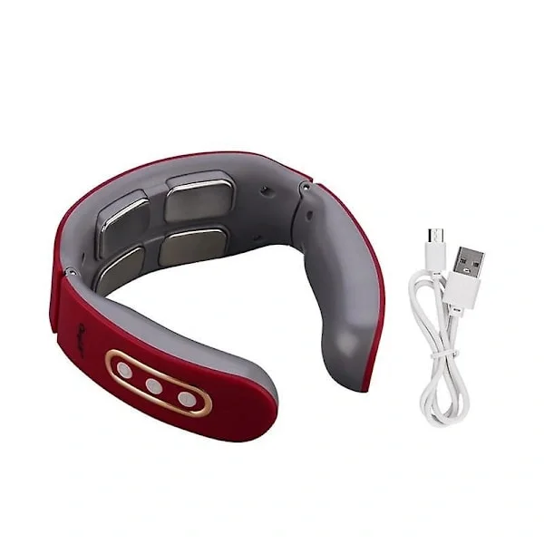 Elektrisk cervikal rygmassager 6 modeller 9 gear nakke skulder massage hvirvelafslapning automatisk opvarmning fysioterapi smertelindring genopladelig