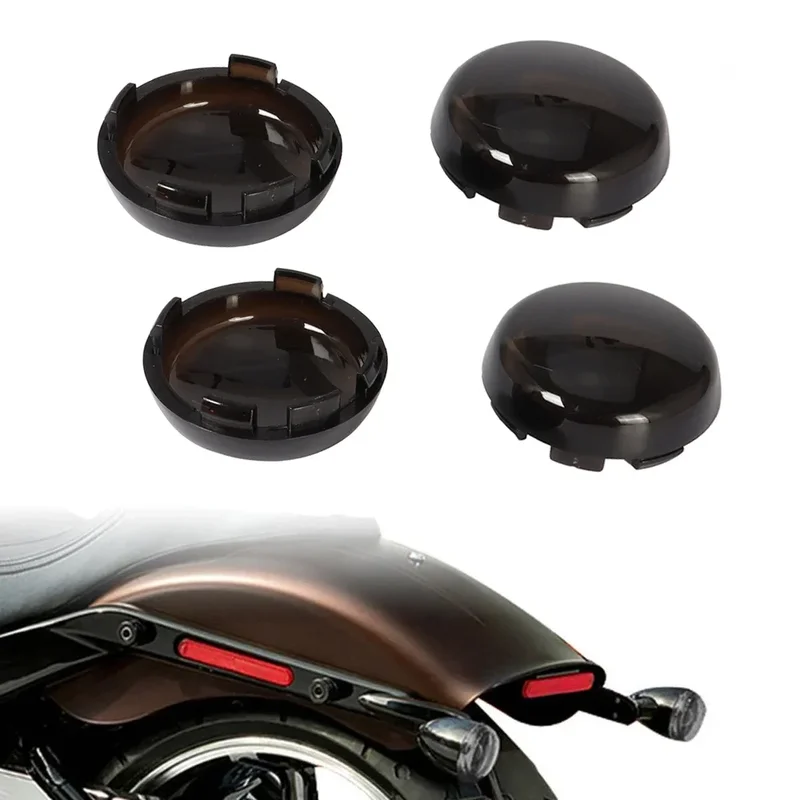 AliExpress - Couvercle d'objectif de clignotant de moto, pour Harley Sportster 883 1200 Touring Road King Dyna Softail Heritage Fatboy