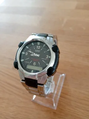 1990 Casio Edifice Ana-Digi 40mm Herrklocka