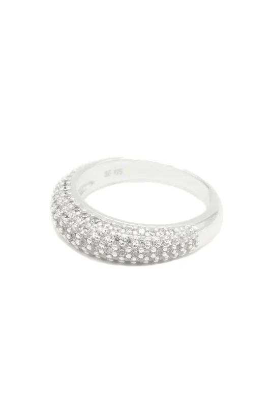 Slim Dome Ring Silver 52