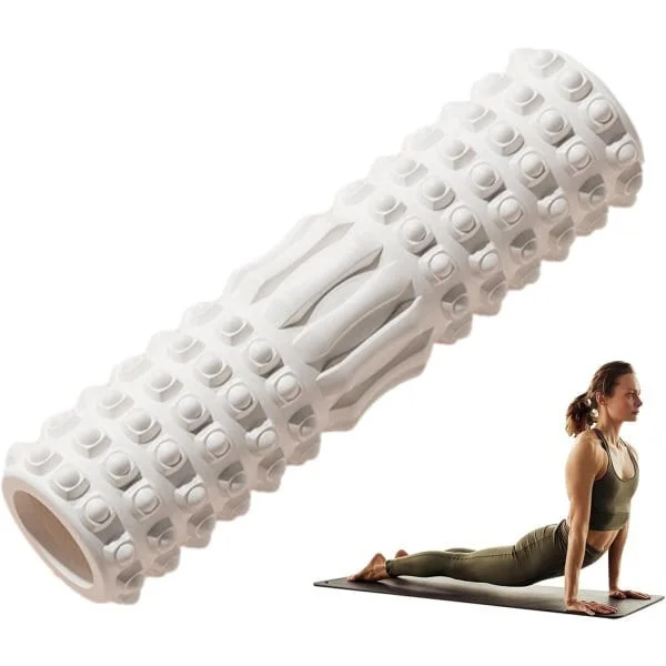 Foam roller för träning, medeldensitet EVA massage fitness roller | Träningsmassage roller för att slappna av ben armar muskler, träningsutrustning