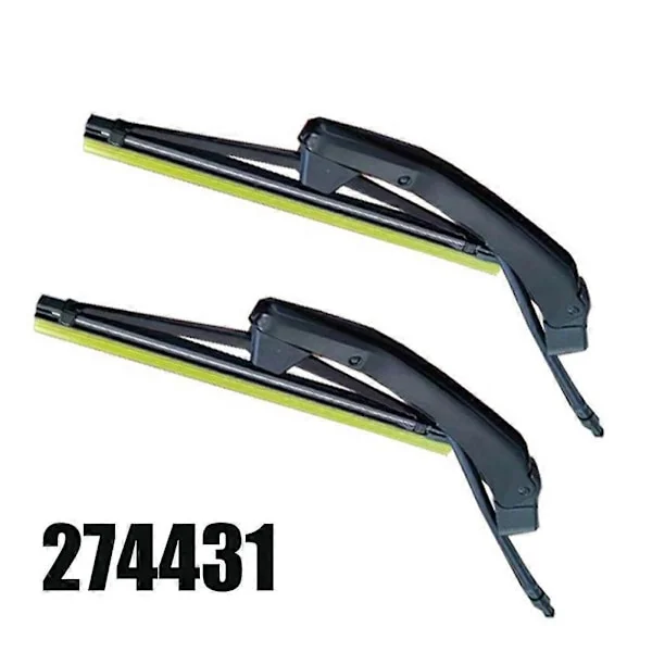 【DENGTU】2 PCS Car Headlight Wiper Black Plastic Right + Left Windshield Wiper 274431 For Volvo S80 S90 V90 340 360 740 760 940 960