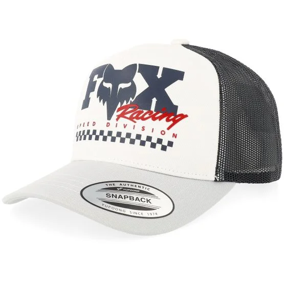 Fox - White trucker Lippis - Kids Checker Mesh Hat White A-Frame Trucker @ Hatstore