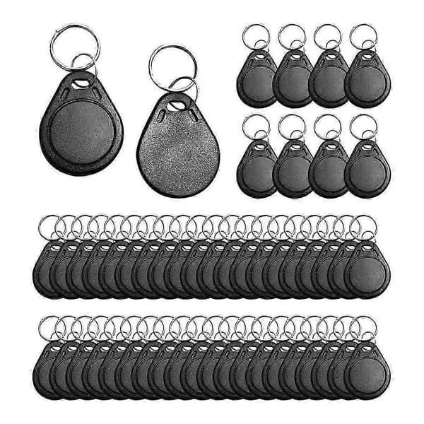 50 stk. T5577 Skrivbar 125kHz RFID Nøglebrik Proximity ID Kort Token Tag, 125khz RFID Skrivbar Genbeskrivelig