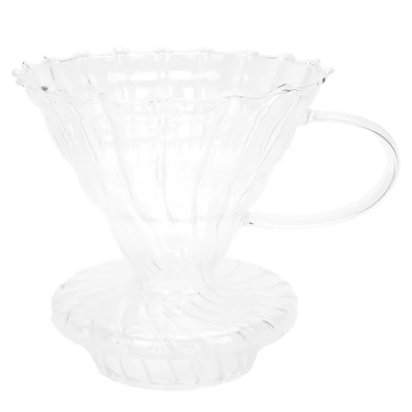 Glass Coffee Dripper with Filter Cone, Coffee Machine Accessory for Home and Office Use